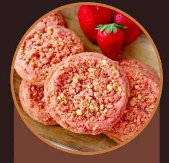 Strawberry Crunch Cookies